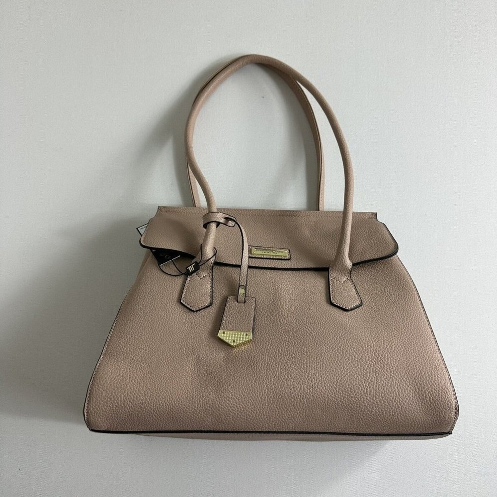 London Fog Matilda Satchel Pale Taupe New NWT  Purse Handbag